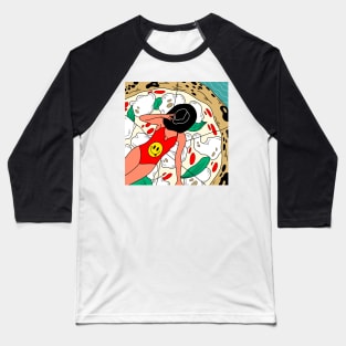 Pizza girl Baseball T-Shirt